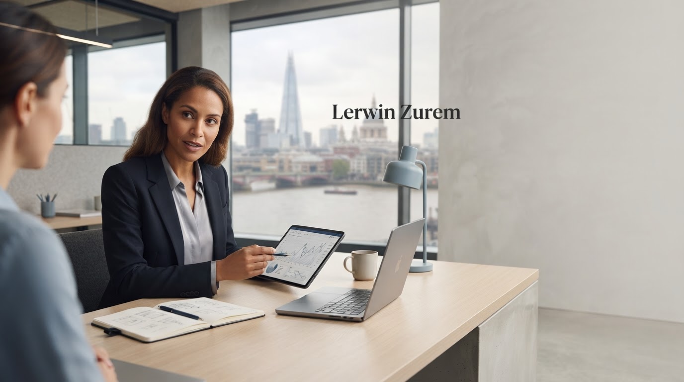 Lerwin Zurem dashboard concept showing risk analysis for student crypto investors
